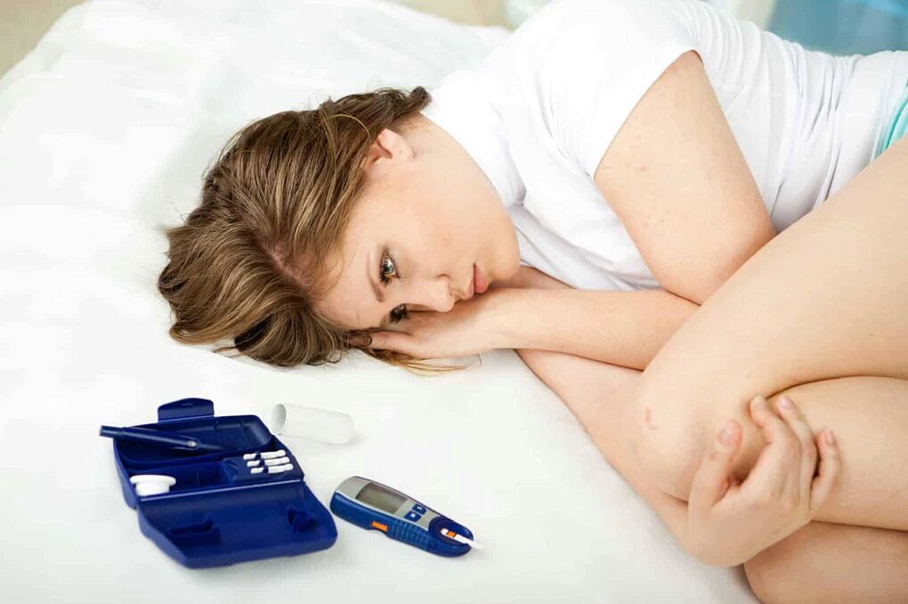 Diabetes mellitus can lead to hypoglycemia, accompanied by severe weakness